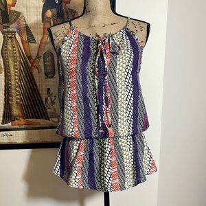 OndadeMar beach cover up mini dress size M